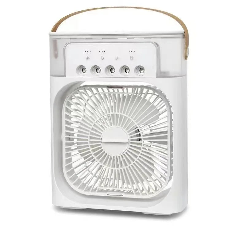 4u1 Pametni Ventilator, Mini Klima, Raspršivač i Ambijentalna Lampa