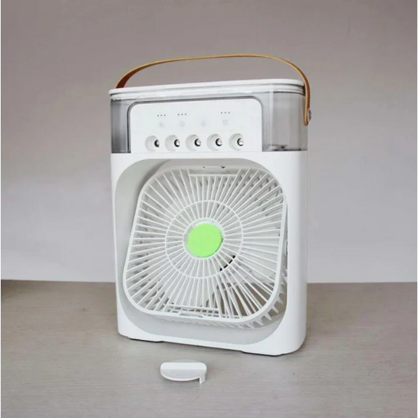 4u1 Pametni Ventilator, Mini Klima, Raspršivač i Ambijentalna Lampa