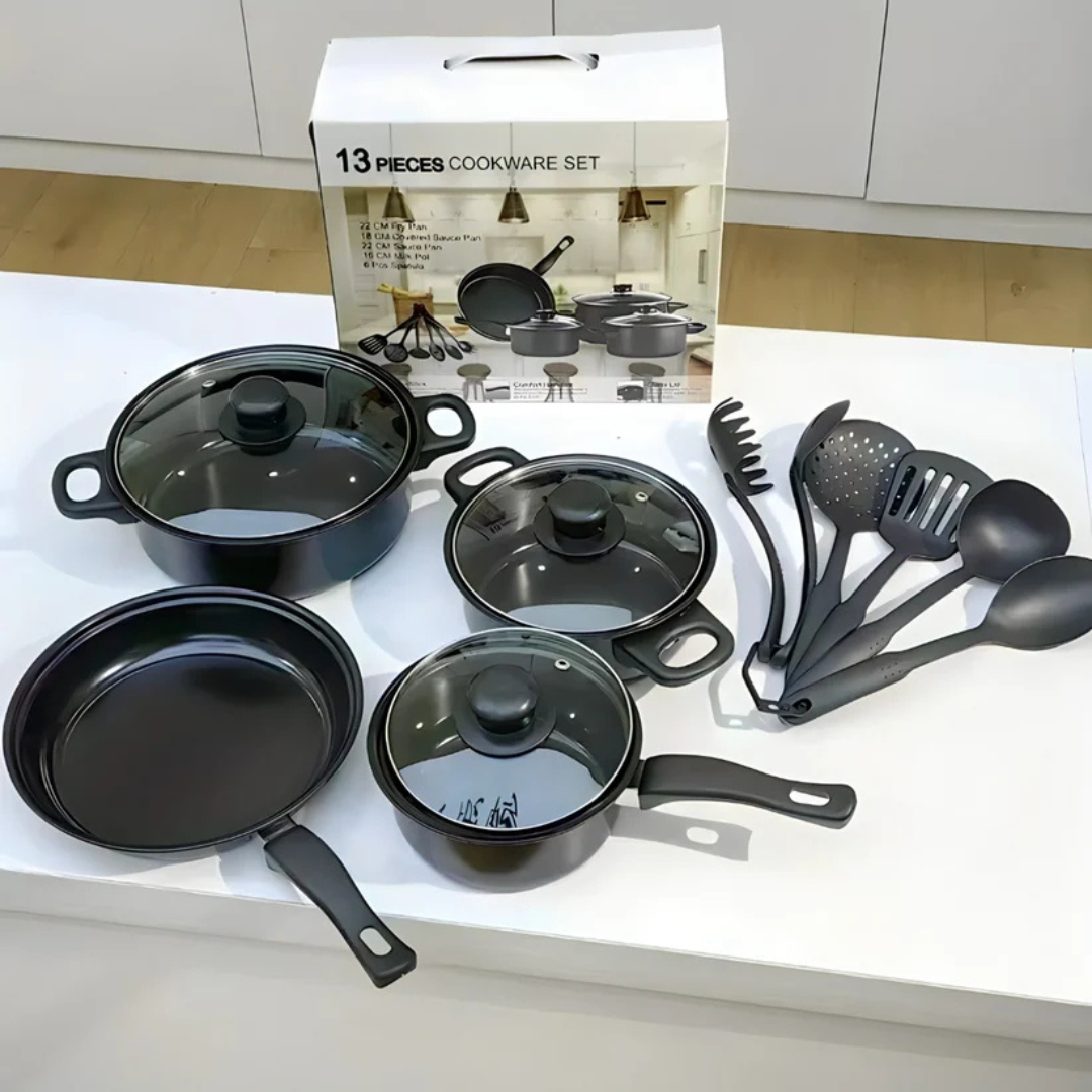 Granitni Nelepljivi SET ŠERPI 13 Delova – za sve vrste šporeta